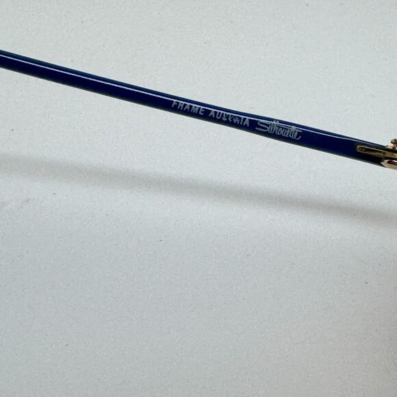 Silhouette SPX M 1767 Eyeglasses /20 C. 2021 55-12 Blue H13771 - Picture 5 of 7